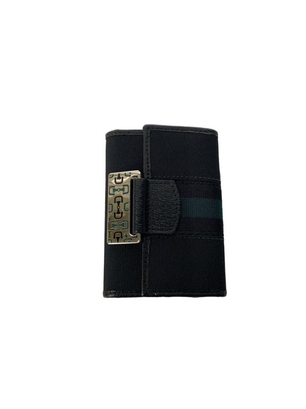 Gucci Key Case Wallet Leather Black